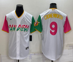 Nike San Diego Padres #9 Jake Cronenworth White 2022 City Game Authentic Stitched MLB Jersey