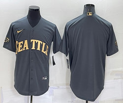 Nike San Diego Padres Blank Charcoal 2022 All Star Authentic Stitched MLB Jersey