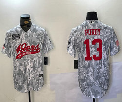 Nike San Francisco 49ers #13 Brock Purdy 2024 Salute to Service Joint baseball Jersey