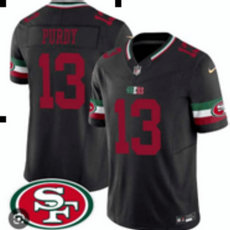 Nike San Francisco 49ers #13 Brock Purdy Black  Mexico NFL Jersey