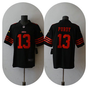 Nike San Francisco 49ers #13 Brock Purdy Black 2022 Vapor Untouchable Authentic stitched NFL jersey