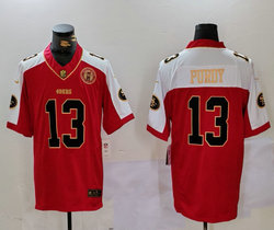 Nike San Francisco 49ers #13 Brock Purdy Red F.U.S.E. Golden Gate Bridge Stitched Football Jersey