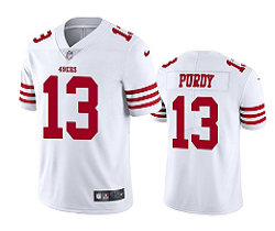 Nike San Francisco 49ers #13 Brock Purdy White 2022 Vapor Untouchable Authentic Stitched NFL Jersey