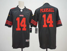 Nike San Francisco 49ers #14 Ricky Pearsall Black 2024 Draft Vapor Untouchable Football Jersey
