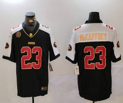 Nike San Francisco 49ers #23 Christian McCaffrey Black Thanksgiving 3(III) Authentic Stitched NFL jersey
