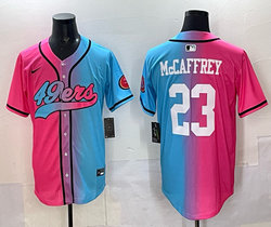 Nike San Francisco 49ers #23 Christian McCaffrey Joint MLB Jersey