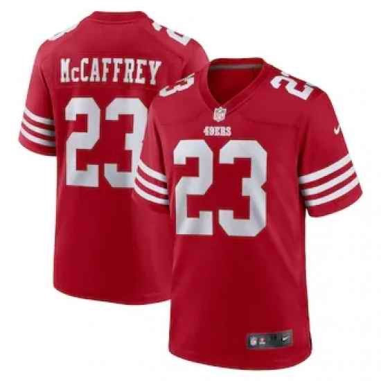 Nike San Francisco 49ers #23 Christian McCaffrey Red 2023 Vapor Untouchable Authentic Stitched NFL Jersey