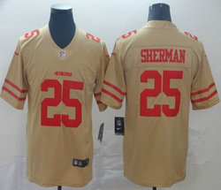 Nike San Francisco 49ers #25 Richard Sherman Inverted Legend Vapor Untouchable Authentic Stitched NFL jersey