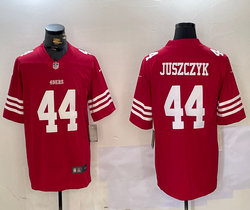 Nike San Francisco 49ers #44 Kyle Juszczyk Red Vapor Untouchable Authentic Stitched NFL Jersey