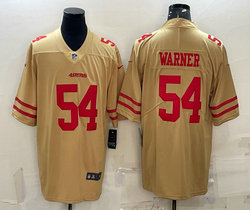 Nike San Francisco 49ers #54 Fred Warner Inverted Legend Authentic Stitched NFL Jersey