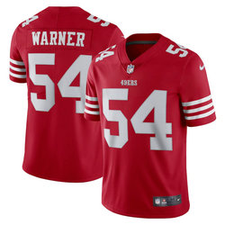 Nike San Francisco 49ers #54 Fred Warner Red 2022 Vapor Untouchable Authentic Stitched NFL Jerseys