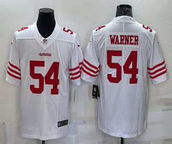 Nike San Francisco 49ers #54 Fred Warner White 2022 Vapor Untouchable Authentic Stitched NFL Jersey