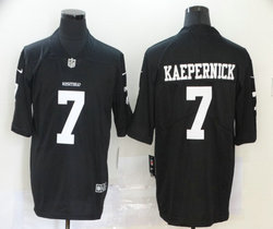Nike San Francisco 49ers #7 Colin Kaepernick Black IM WITH KAP IMWITHKAP Moive Jersey