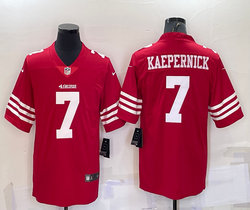 Nike San Francisco 49ers #7 Colin Kaepernick Red 2022 Vapor Untouchable Authentic Stitched NFL Jersey