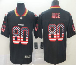 Nike San Francisco 49ers #80 Jerry Rice Lights Out Vapor Untouchable Authentic Stitched NFL jersey