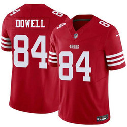 Nike San Francisco 49ers #84 Colton Dowell Red 2026 Draft Authentic Stitched NFL Jersey