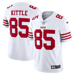 Nike San Francisco 49ers #85 George Kittle White 2022 Vapor Untouchable Authentic Stitched NFL Jerseys