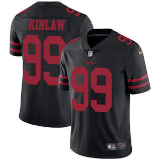 Nike San Francisco 49ers #99 Javon Kinlaw Black Vapor Untouchable Authentic Stitched NFL Jerseys