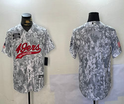 Nike San Francisco 49ers Blank 2024 Salute to Service Joint baseball Jersey