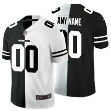 Nike San Francisco 49ers Customized Black and White Authentic Stitched NFL Jersey