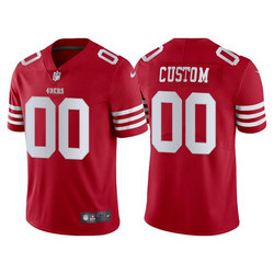 Nike San Francisco 49ers Customized Red 2022 Vapor Untouchable Authentic Stitched NFL Jerseys