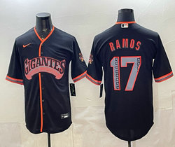 Nike San Francisco Giants #17 Heliot Ramos Black 2026 Stadium Authentic Stitched MLB Jersey