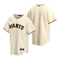 Nike San Francisco Giants #Blank Cream Game Authentic Stitched MLB Jersey