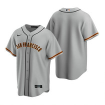 Nike San Francisco Giants #Blank Gray Game Authentic Stitched MLB Jersey