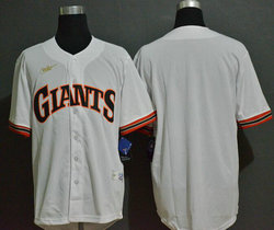 Nike San Francisco Giants #Blank White Game Authentic Stitched MLB Jersey