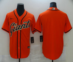 Nike San Francisco Giants Blank Orange Game Authentic Stitched MLB Jersey