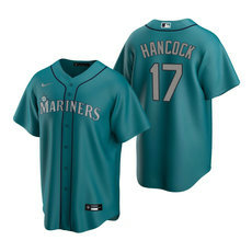Nike Seattle Mariners #17 Emerson Hancock Green Game 2020 MLB Draft Jersey