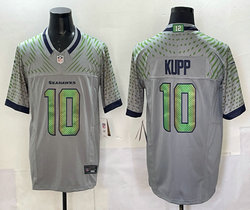 Nike Seattle Seahawks #10 Cooper Kupp 2025 Gray Rivalries Stitched Football Jersey