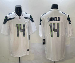 Nike Seattle Seahawks #14 Sam Darnold White Vapor Untouchable Authentic Stitched NFL Jersey