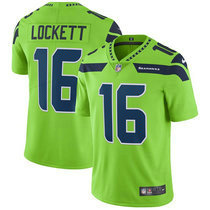Nike Seattle Seahawks #16 Tyler Lockett Green Rush Limited Authentic Stitched NFL Jersey
