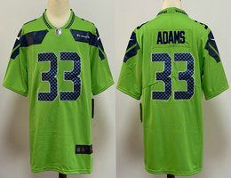 Nike Seattle Seahawks #33 Jamal Adams Green Vapor Untouchable Authentic Stitched NFL Jersey