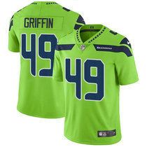Nike Seattle Seahawks #49 Shaquem Griffin Green Rush Limited Authentic Stitched NFL Jersey