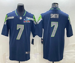 Nike Seattle Seahawks #7 Geno Smith Super Bowl LX 60 Patch Jersey