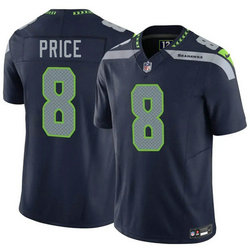 Nike Seattle Seahawks #8 Jadarian Price Navy 2026 Authentic Stitched NFL Jersey