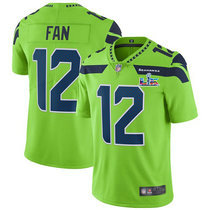 Nike Seattle Seahawks 12th Fan Green Super Bowl LX 60 Patch Jersey
