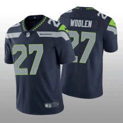 Nike Seattle Seahawks 27 Tariq Woolen Navy Vapor Untouchable Authentic Stitched NFL Jersey