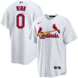 Nike St.Louis Cardinals #0 Masyn Winn White Game Authentic stitched MLB jersey
