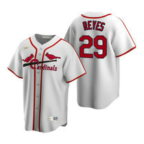 Nike St.Louis Cardinals #29 Alex Reyes Cooperstown Collection White Authentic Stitched MLB Jersey