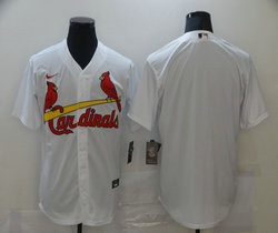 Nike St.Louis Cardinals Blank White Game Authentic stitched MLB jersey