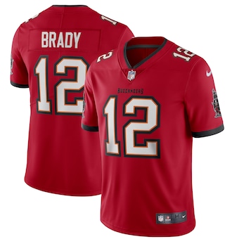 Nike Tampa Bay Buccaneers #12 Tom Brady Red 2020 Vapor Untouchable Authentic Stitched NFL Jersey
