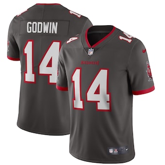 Nike Tampa Bay Buccaneers #14 Chris Godwin Pewter 2020 Vapor Untouchable Authentic Stitched NFL Jersey