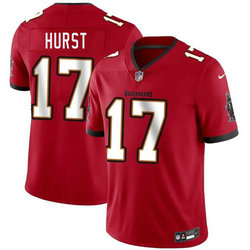 Nike Tampa Bay Buccaneers #17 Ted Hurst Red 2026 Draft Authentic Stitched NFL Jersey