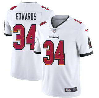 Nike Tampa Bay Buccaneers #34 Mike Edwards White Vapor Untouchable Authentic Stitched NFL Jersey