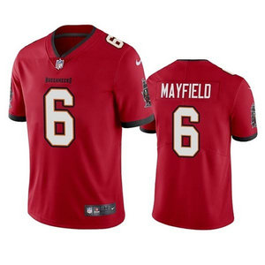 Nike Tampa Bay Buccaneers #6 Baker Mayfield Red Vapor Untouchable Authentic Stitched NFL Jersey