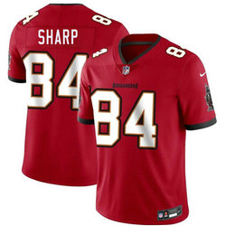 Nike Tampa Bay Buccaneers #84 Bauer Sharp Red 2026 Draft Authentic Stitched NFL Jersey