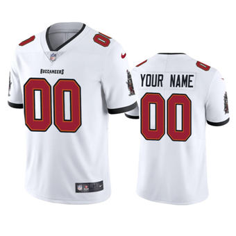 Nike Tampa Bay Buccaneers Customized White Vapor Untouchable Authentic Stitched NFL Jerseys